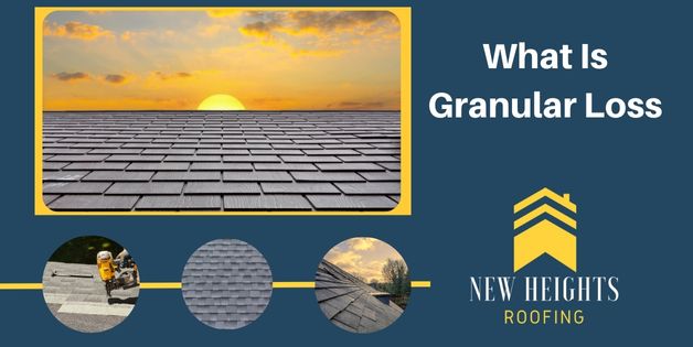 What is granular loss roof damage?